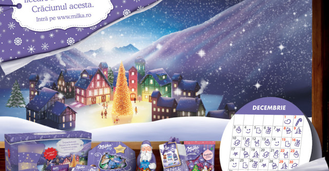 În decembrie, în așteptarea Crăciunului, Milka te invită să oferi tandrețe în fiecare zi 