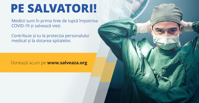 SALVEAZĂ-I PE SALVATORI, campanie pentru personalul medical