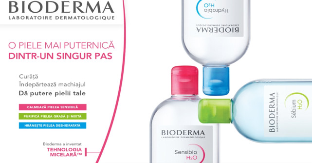 Bioderma prezintă Festivalul Micelarelor. În rolurile principale apele micelare Bioderma H2O