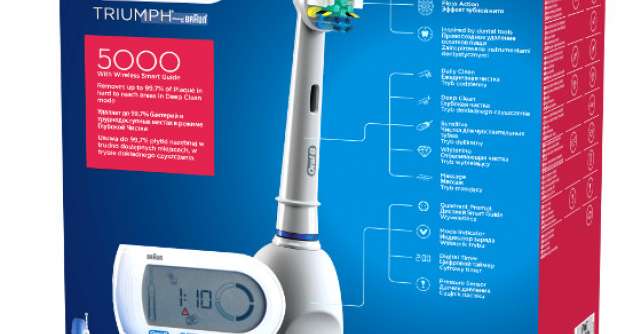 Noua periuta electrica Oral-B Triumph 5000 cu SmartGuide
