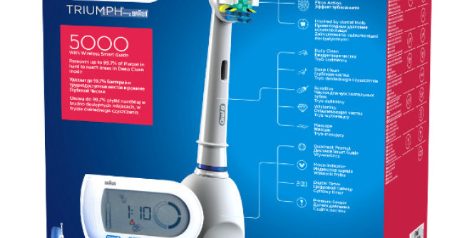 Noua periuta electrica Oral-B Triumph 5000 cu SmartGuide