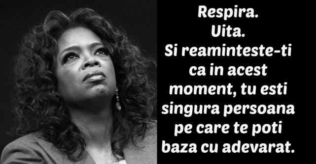 Lectii de viata minunate de la Oprah Winfrey, femeia care stie sa traiasca frumos