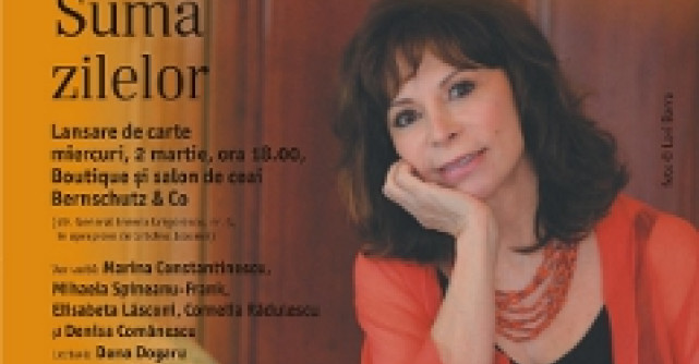 Lansare de carte: Suma zilelor