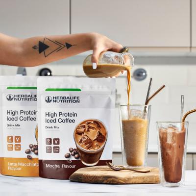 High Protein Iced Coffee - un amestec delicios de cafea 100% Robusta și proteine de calitate