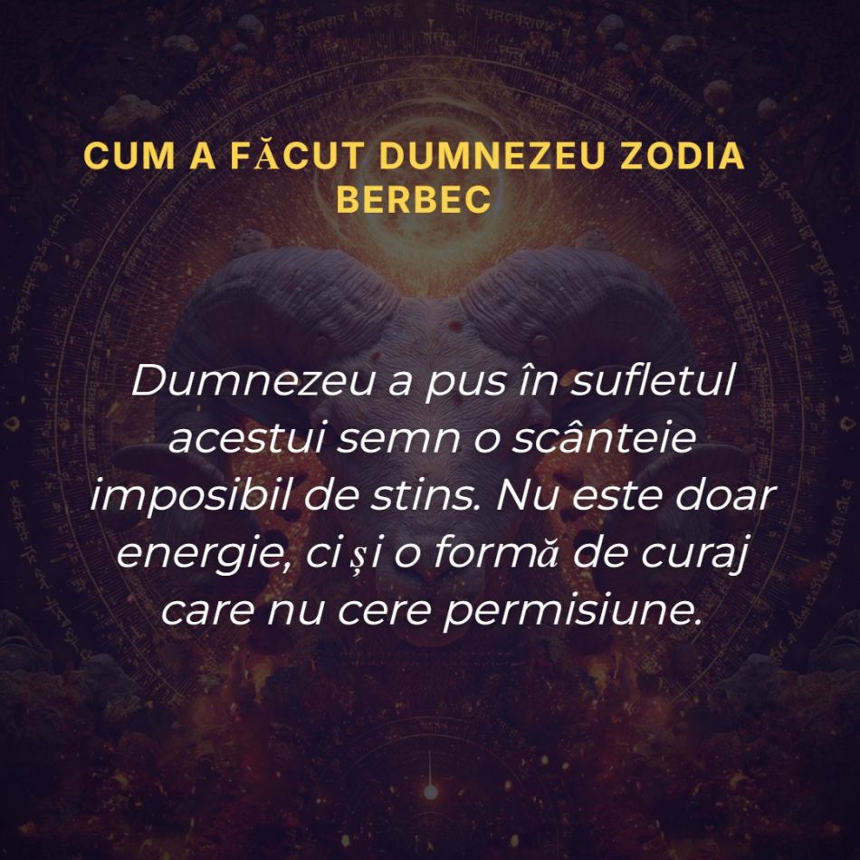 Cum a făcut Dumnezeu zodia Berbec: Le-a pus în suflet curaj din plin, dar și o inimă capabilă de sacrificii imense