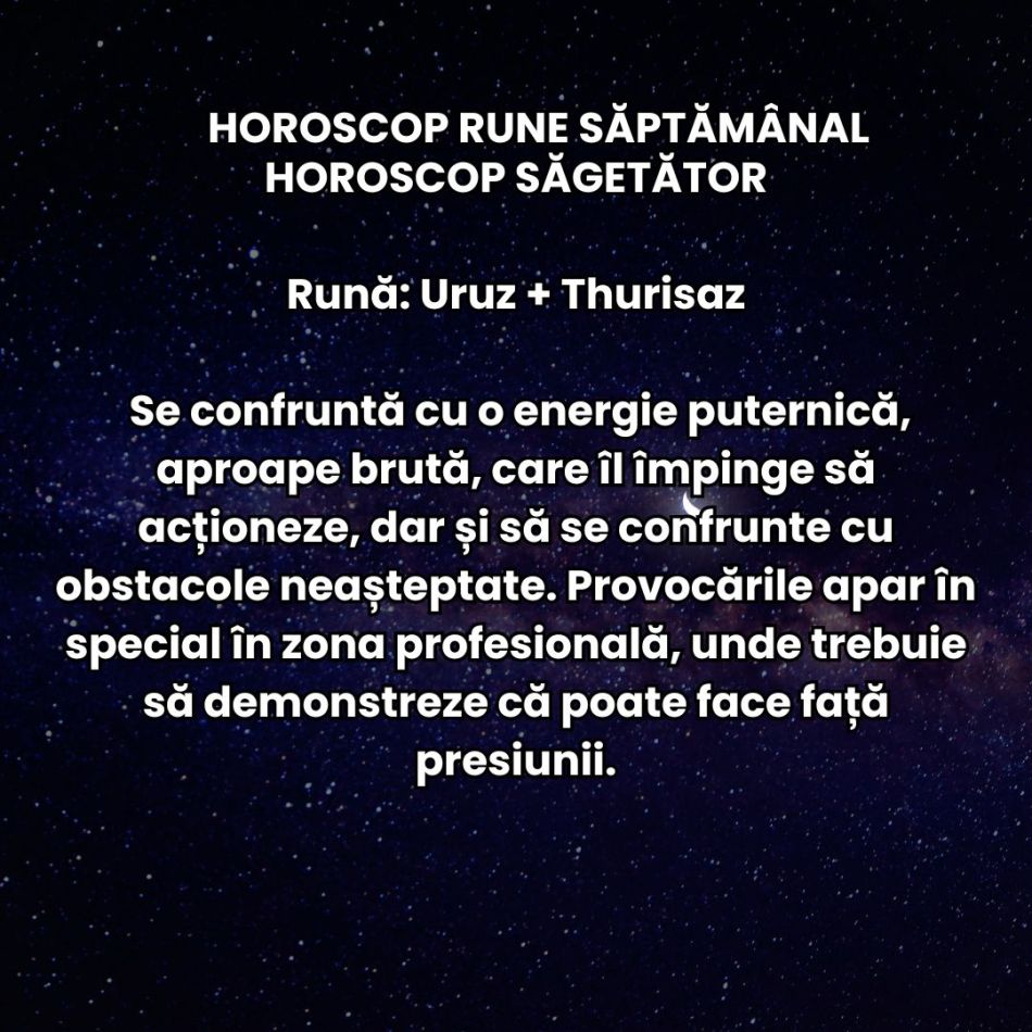 Horoscop Rune săptămâna 27 aprilie-3 mai: Visăm mai mult, dar ni se cere și mai multă disciplină. Trăim cu entuziasm și confuzie