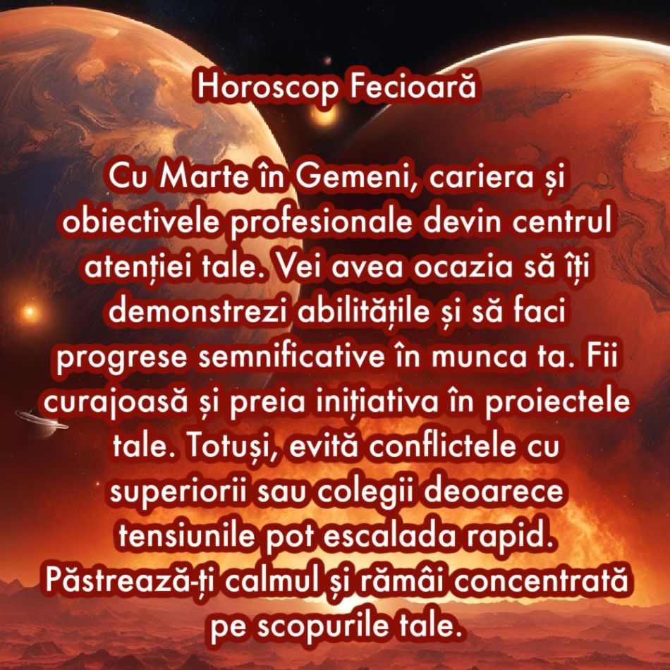 Pe 20 iulie, Marte intră în Gemeni pentru a deschide porțile schimbării și creșterii personale