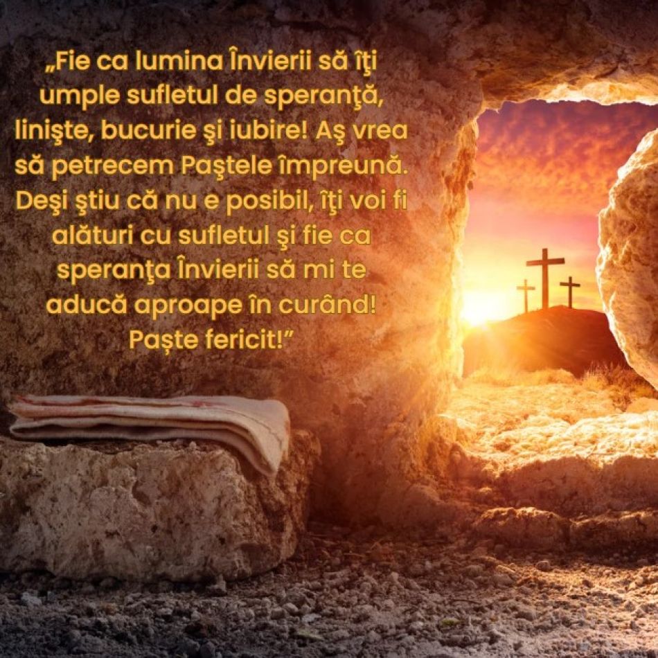 Mesaje de Paște. Urări, SMS-uri și felicitări pe care să le trimiți oamenilor dragi cu ocazia Paștelui