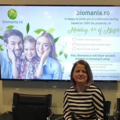 Nicoleta Micu, Biomania.ro: 2020 a adus creșteri de 15% pe segmentul de produse bio
