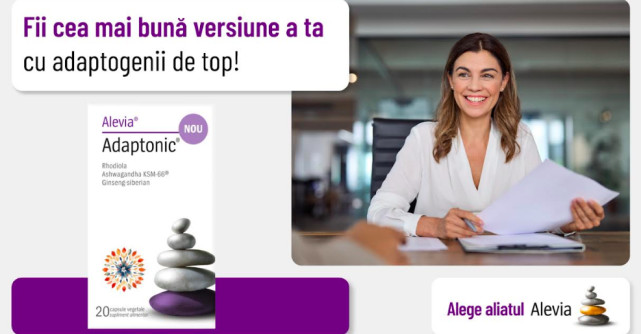 Energie. Claritate. Echilibru. Totul cu noul Adaptonic de la Alevia