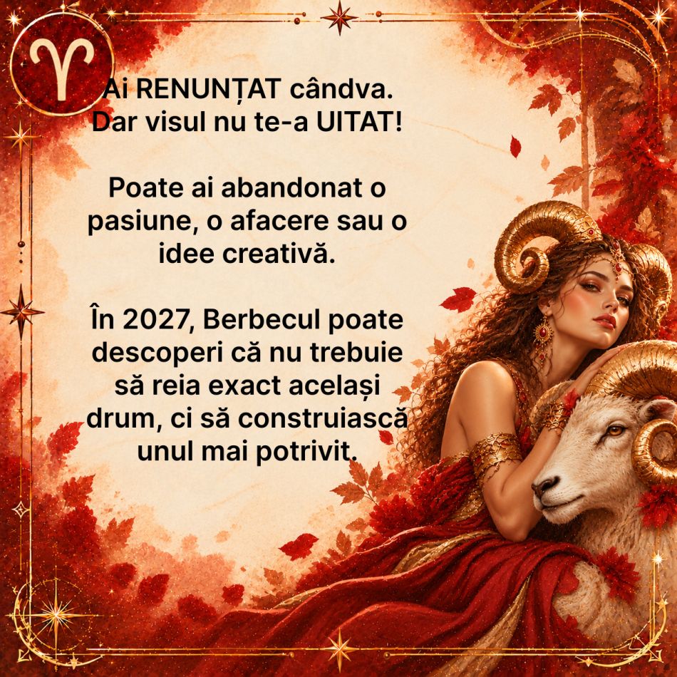 Berbec 2027: Proiectul de suflet cere o a doua încercare! Cum îți regăsești curajul de a crea