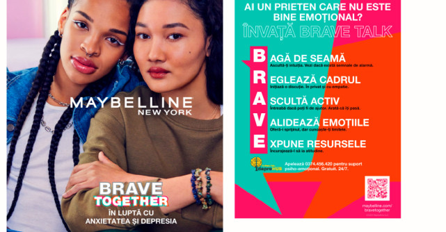 Maybelline New York lanseaza Brave Talk - instruire gratuita in sanatate mentala in universitati