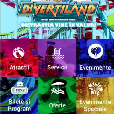 Divertiland, primul parc de distractii din Romania cu aplicatie mobila