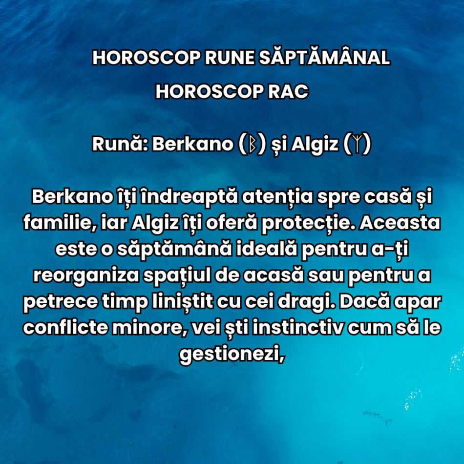 Horoscop Rune săptămâna 2-8 decembrie 2024: Deschide porțile transformării în luna decembrie!