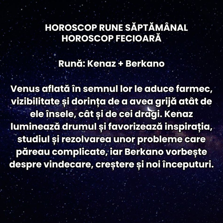 Horoscop Rune săptămâna 13-19 iulie 2026: Schimbările de acum sunt ireversibile! Restart emoțional major!