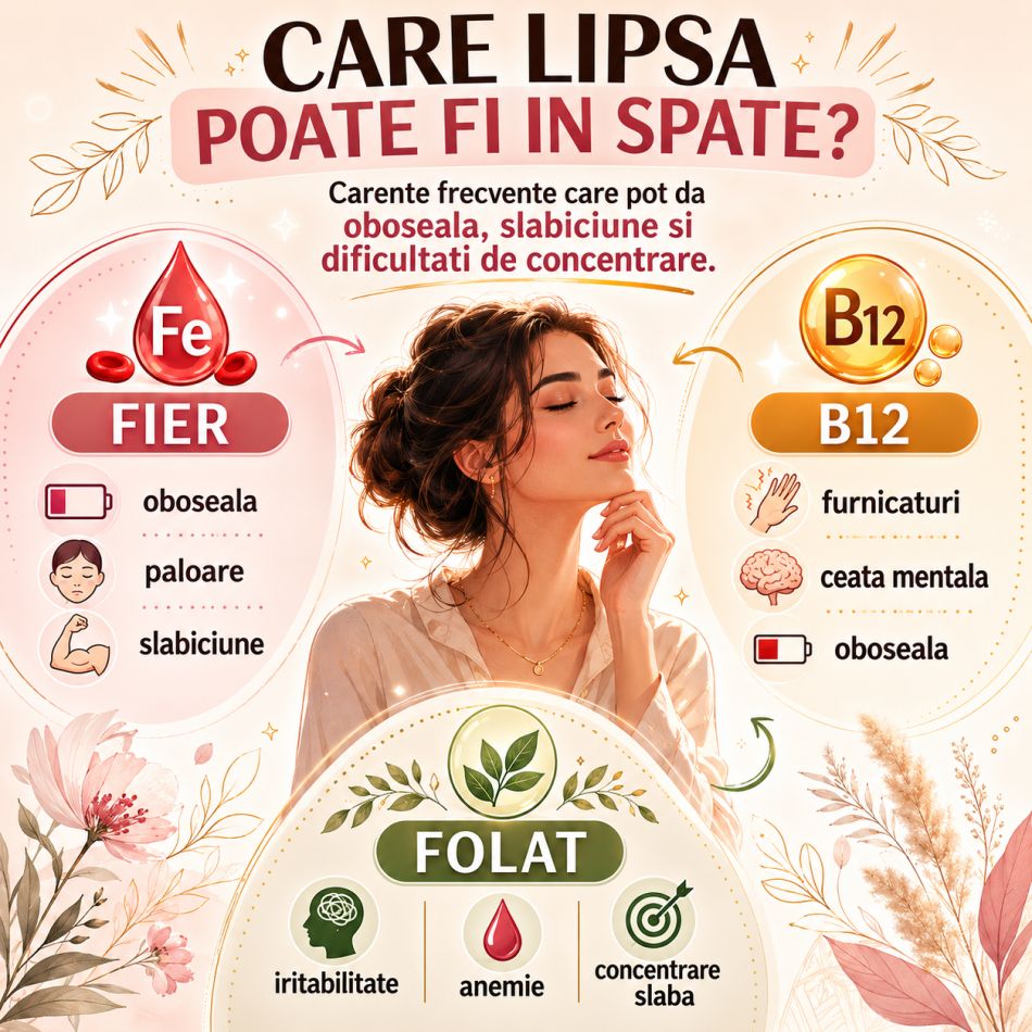 Ai pofte ciudate, slăbiciune și concentrare proastă? Când corpul îți poate semnala lipsa unor vitamine sau minerale