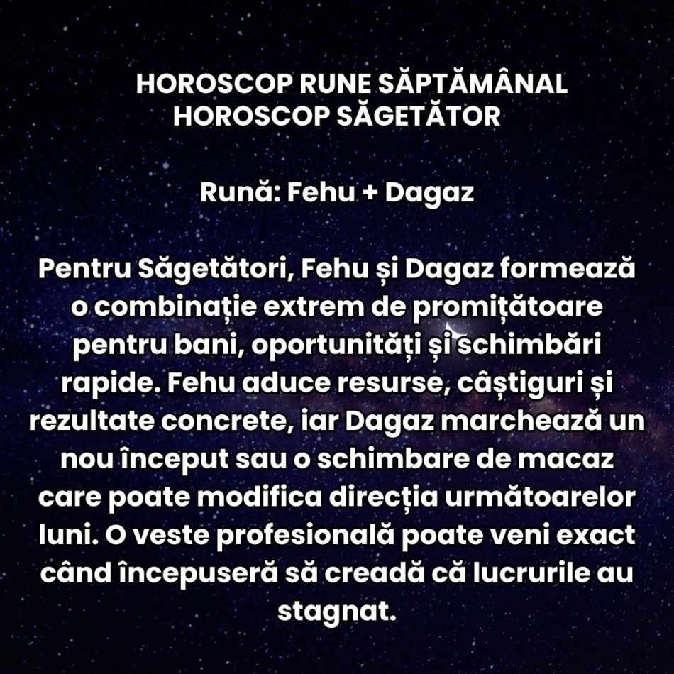 Horoscop Rune săptămâna 28 septembrie-4 octombrie: Toamna începe să fie plină de provocări și limitări. Răbdarea este necesară