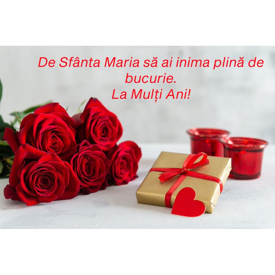    Felicitări de Sfânta Maria