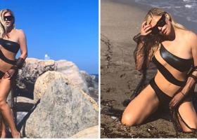 Loredana Groza a strălucit pe faleza din Mamaia într-o rochie leopard. Anunțul făcută de vedetă