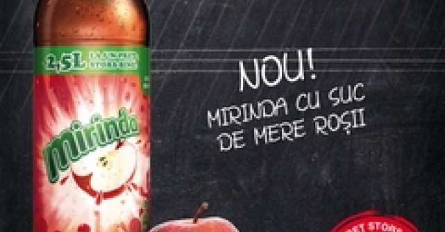 PepsiCo lanseaza Mirinda Mere Rosii