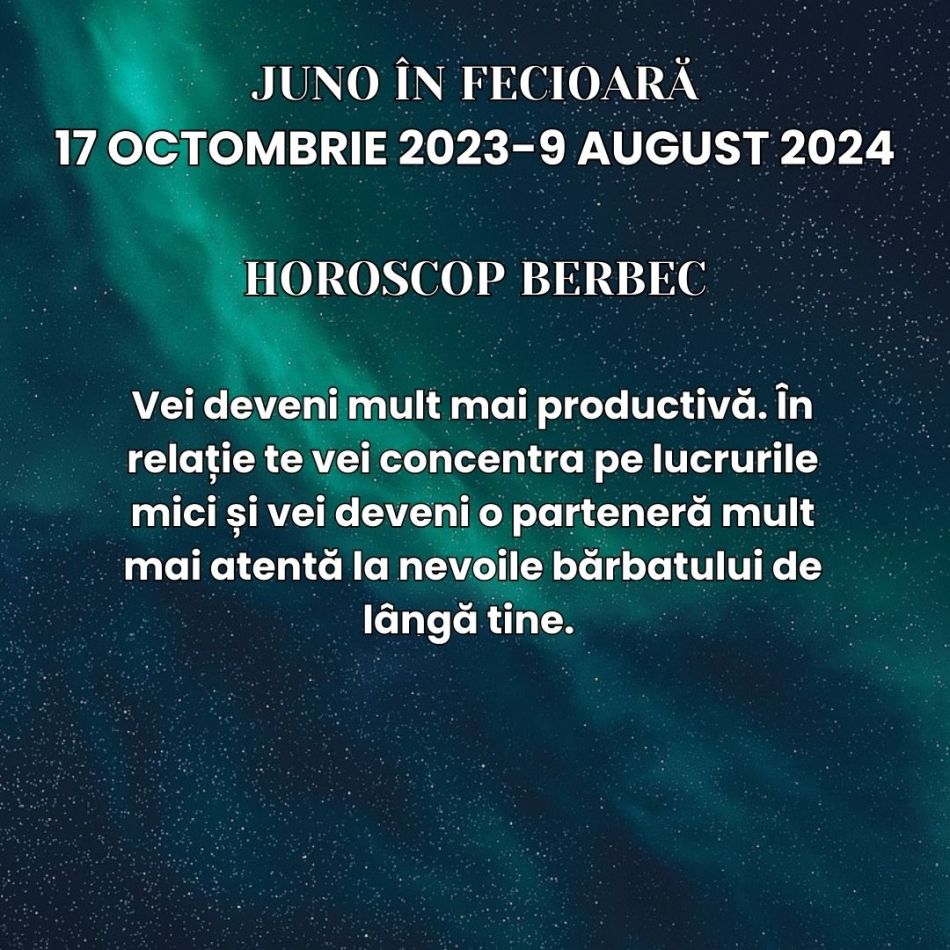 Juno, asteroidul relațiilor, a intrat în Fecioară pe 17 octombrie. Relațiile capătă un aer serios și practic