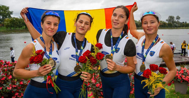 Canotorii români au spulberat concurența la Europenele U23! Câte medalii au adus acasă