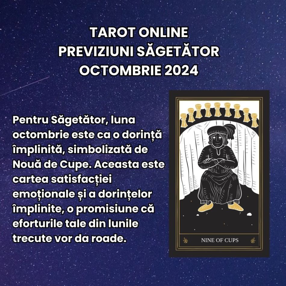 Tarot online: Previziunile Universului în luna octombrie 2024 pentru zodia ta! Încotro te îndeamnă cărțile?