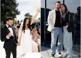 Nuntă de poveste pentru Dorian Popa și aleasa inimii sale. Andreea a strălucit în două rochii spectaculoase