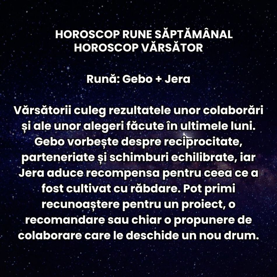 Horoscop Rune săptămâna 7-13 septembrie: Planurile și persoanele din trecut se pot întoarce. Uranus retrograd distruge iluzii