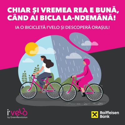 Bucureștenii sunt așteptați să pedaleze cu bicicletele Ivelo din parcurile Herăstrău și Tineretului