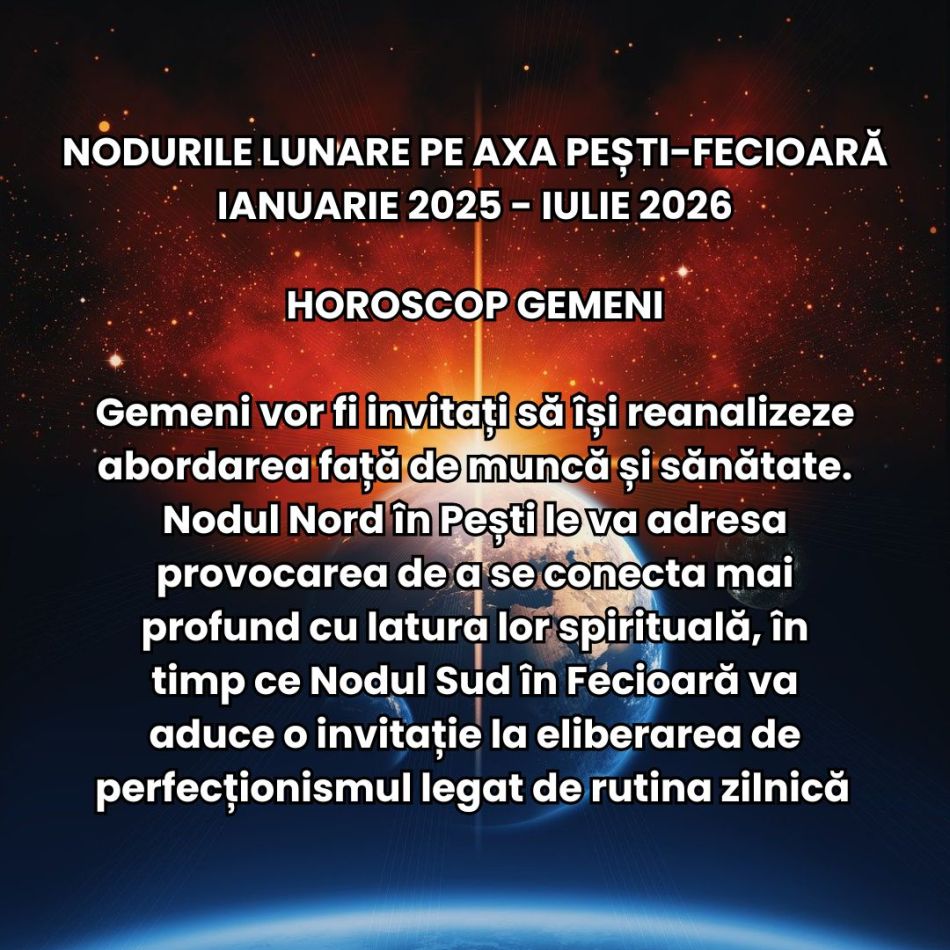 Țineți-vă bine! Busola karmică se recalibrează! Nodurile lunare ale destinului se mută pe axa Pești-Fecioară până în iulie 2026!