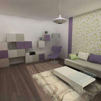 Apartament amenajat intr-un stil fresh