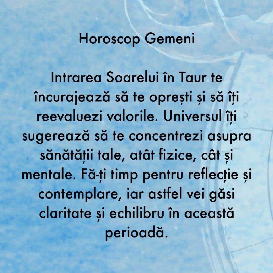Pe 20 aprilie începe sezonul Taurului. În următoarele săptămâni se vor schimba destine. Sfatul Universului pentru fiecare zodie