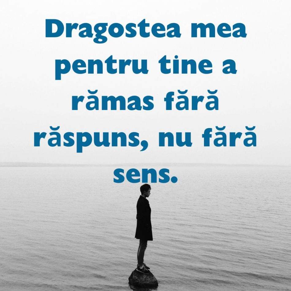Mesaje de dragoste triste despre iubirea care a rămas, deși oamenii au plecat