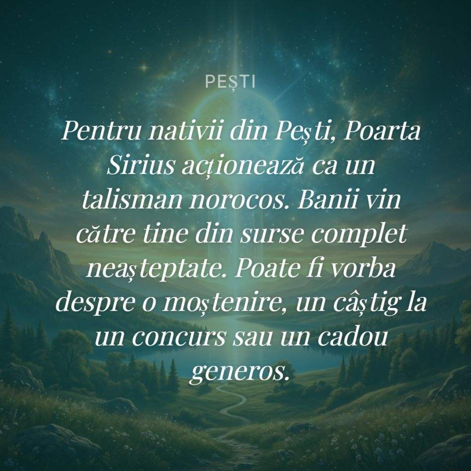 Alertă cosmică între 3 și 7 iulie! Poarta Solară Sirius aduce noroc uriaș pentru 4 zodii!