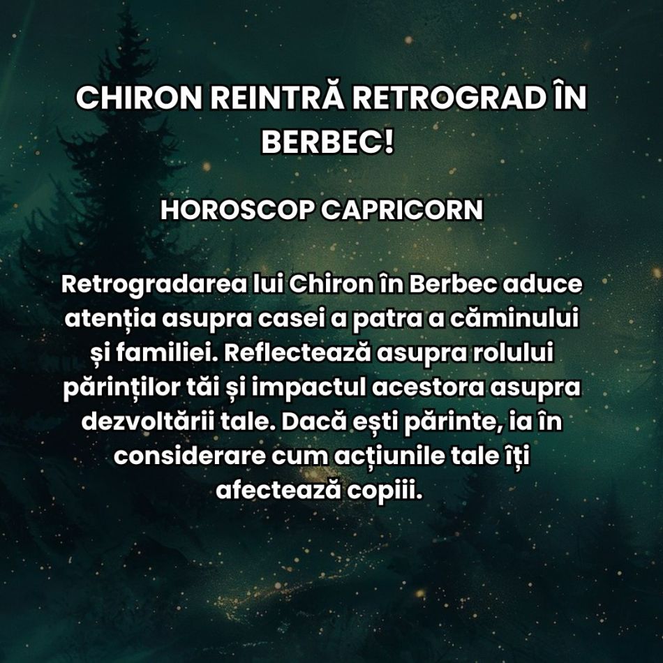 Chiron reintră retrograd în Berbec! Nu părăsește semnul de foc până în 2027! Vindecarea karmică va fi un drum anevoios!