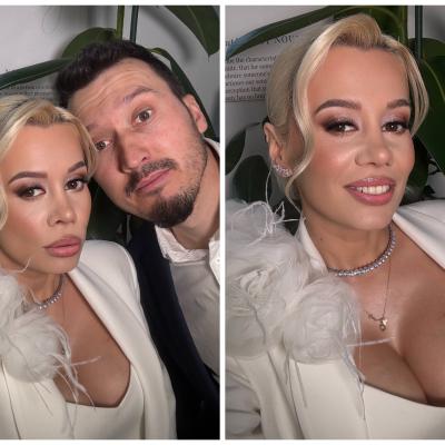 După ce a anunțat că este însărcinată, Anisia Gafton s-a căsătorit cu Serghei: Nu ne îmbrăcăm frumos dar și când o facem...