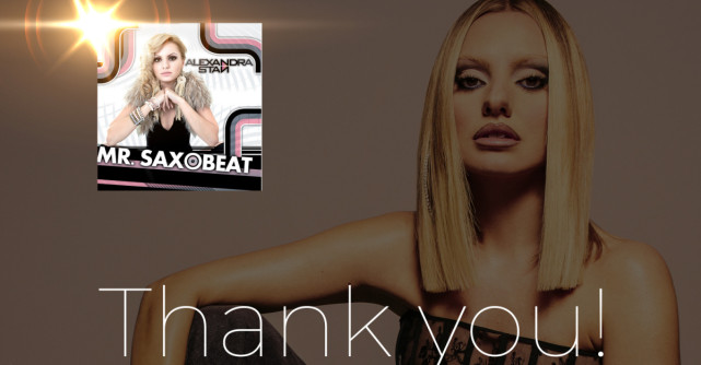 Alexandra Stan continuă să scrie istorie cu hitul Mr. Saxobeat