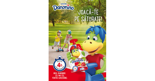 Joacă-te pe săturate! Mai multă distracție cu noul Danonino, cel mai cel pentru ghiozdănel!