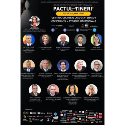 Brașov - dezbatere pentru reducerea abandonului școlar „Pactului pentru Tineri”