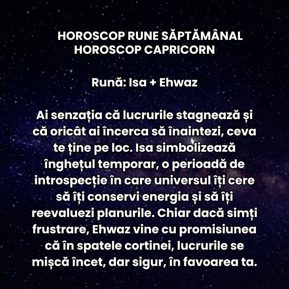 Horoscop Rune săptămâna 17-23 februarie 2025: Ne pregătim să deschidem drumul și să alungăm obstacole!