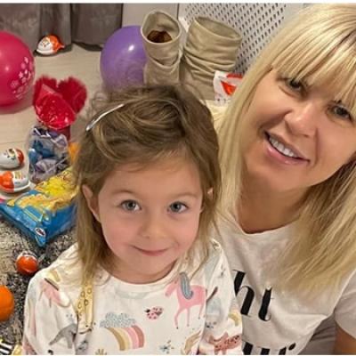 Micuța Eva Maria, fiica Elenei Udrea, cea mai fericită fetiță! Mama ei este acasă: Vreau să fiu cât mai mult alături de ea