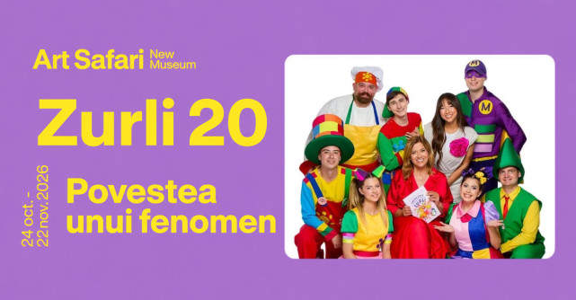 Zurli sărbătorește 20 de ani la Art Safari: expoziția imersivă Zurli 20 – Povestea unui fenomen își deschide porțile 