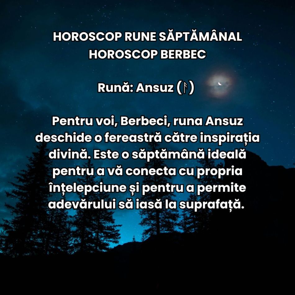 Horoscop Rune săptămâna 18-24 noiembrie 2024: Ce mesaj deschide sezonul Săgetătorului pentru tine?