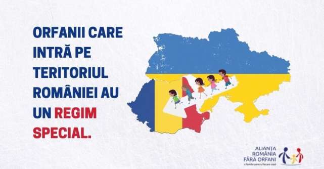 Important: Orfanii care intră pe teritoriul României au un regim special