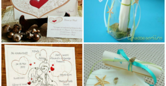 50 Invitatii de nunta spectaculoase