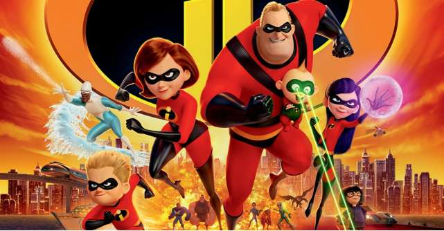 Incredibles 2/Incredibilii 2 - o nouă aventură de familie pentru iubitorii de animații cu super eroi 