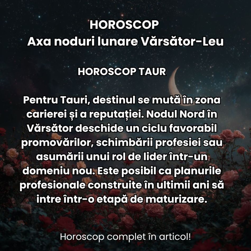 Nodurile Lunare intră în Vărsător și Leu: Busola destinului se recalibrează. Ce schimbări aduc până în martie 2028? 