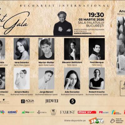 Marius Bodochi dă voce universului lui Brâncuși, la Bucharest International Ballet Gala