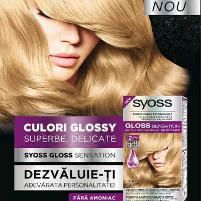 Syoss lanseaza o noua gama de colorare a parului Syoss Gloss Sensation: culori glossy, superbe, delicate